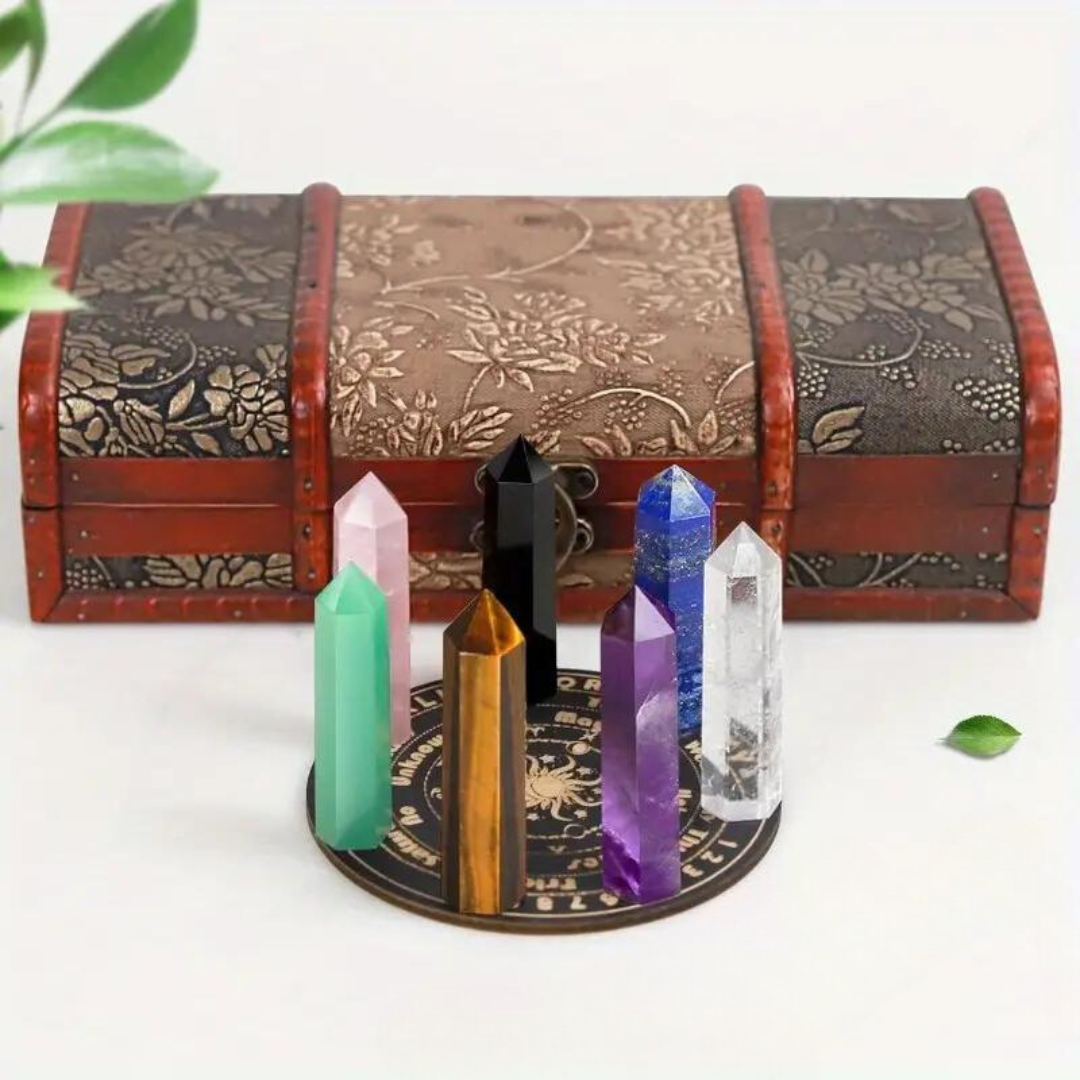 Tiger's Eye Crystal Obelisk