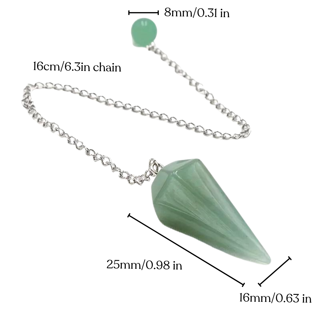Opal Hexagonal Gemstone Pendulum