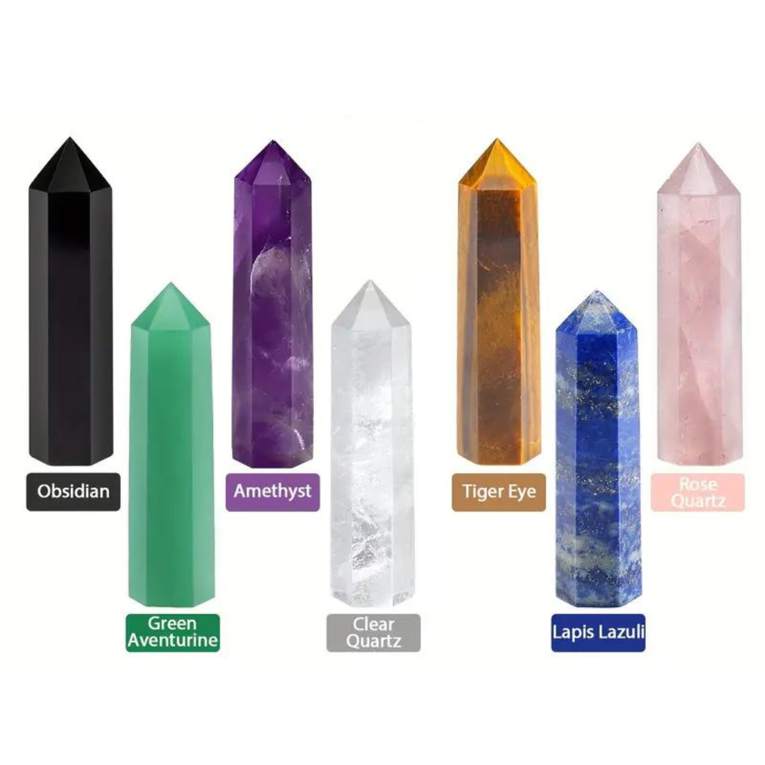 Tiger's Eye Crystal Obelisk