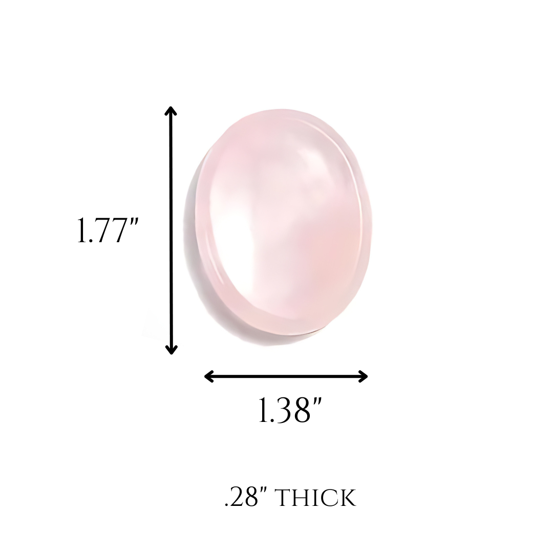Rose Quartz Worry Stone